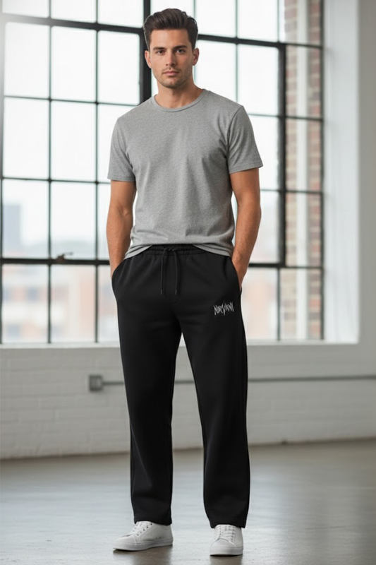 Nirvana Logo Wide-Leg Sweatpants