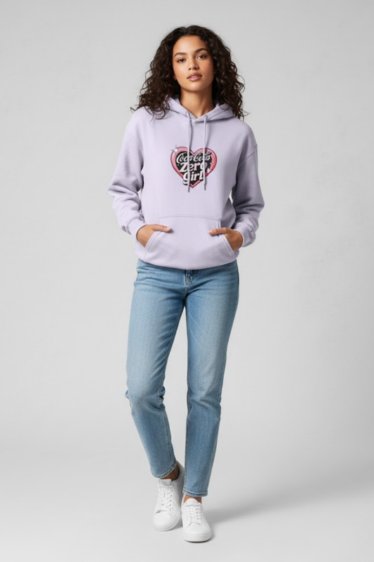 Coca-Cola Zero Girl Heart Graphic Hoodie