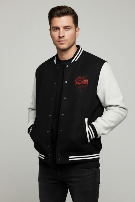 The Spooky Season Varsity Jacket