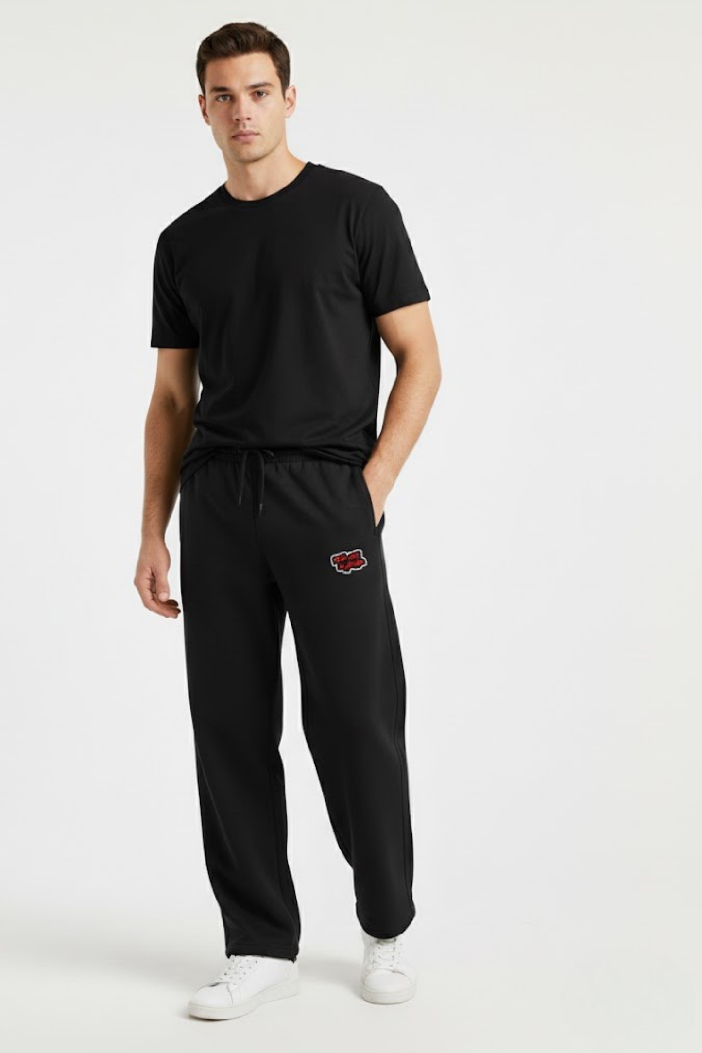 Real Life Is Boring" Graphic Sweatpants