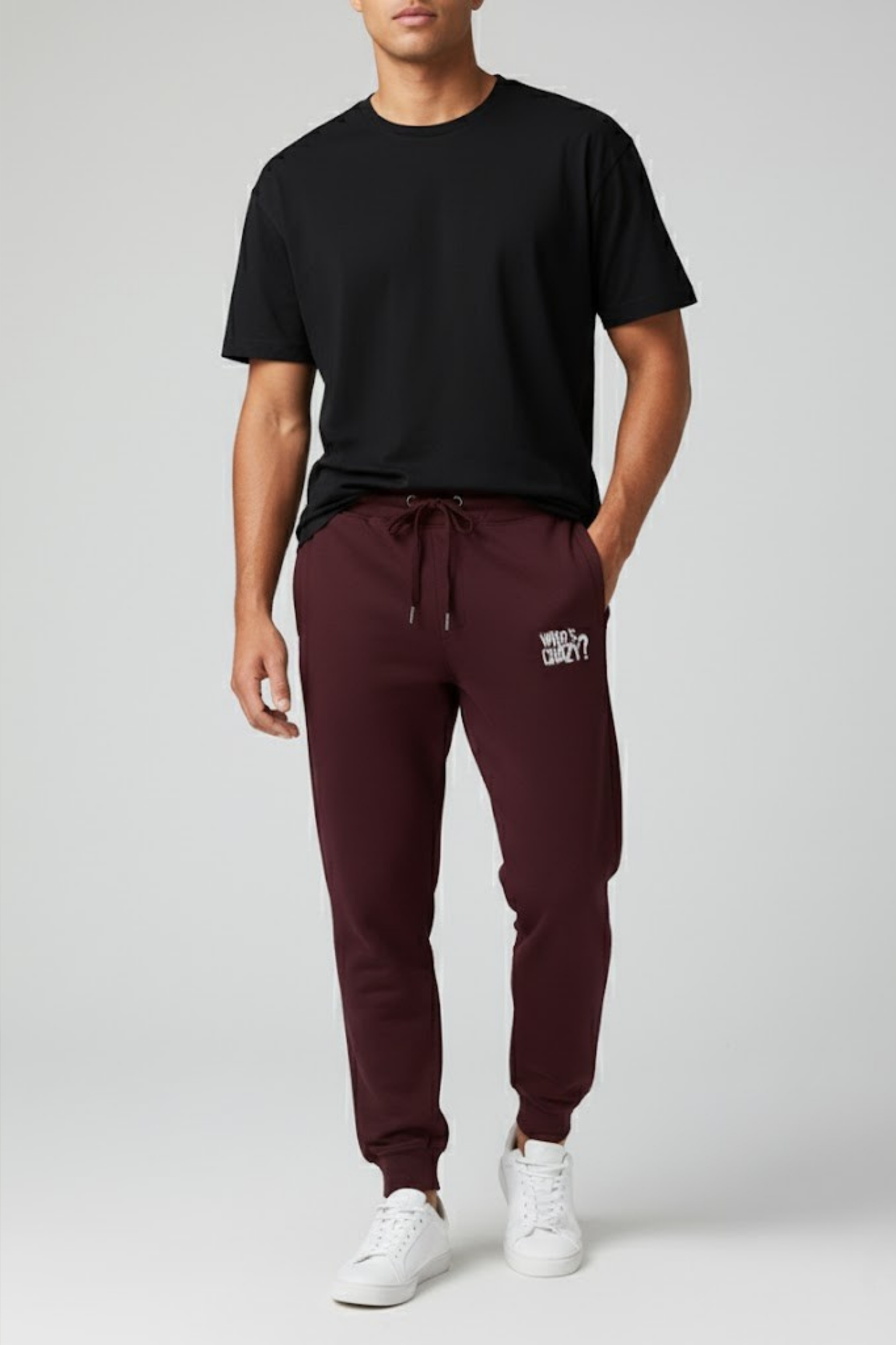 Who's Crazy? Statement Joggers