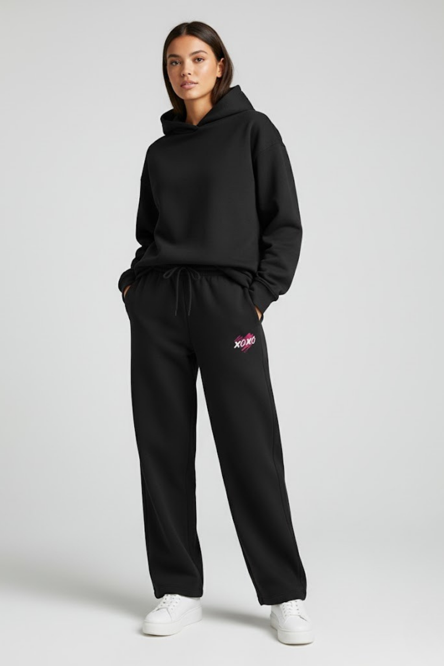 The XOXO Comfort Fleece Wide-Leg Sweatpants