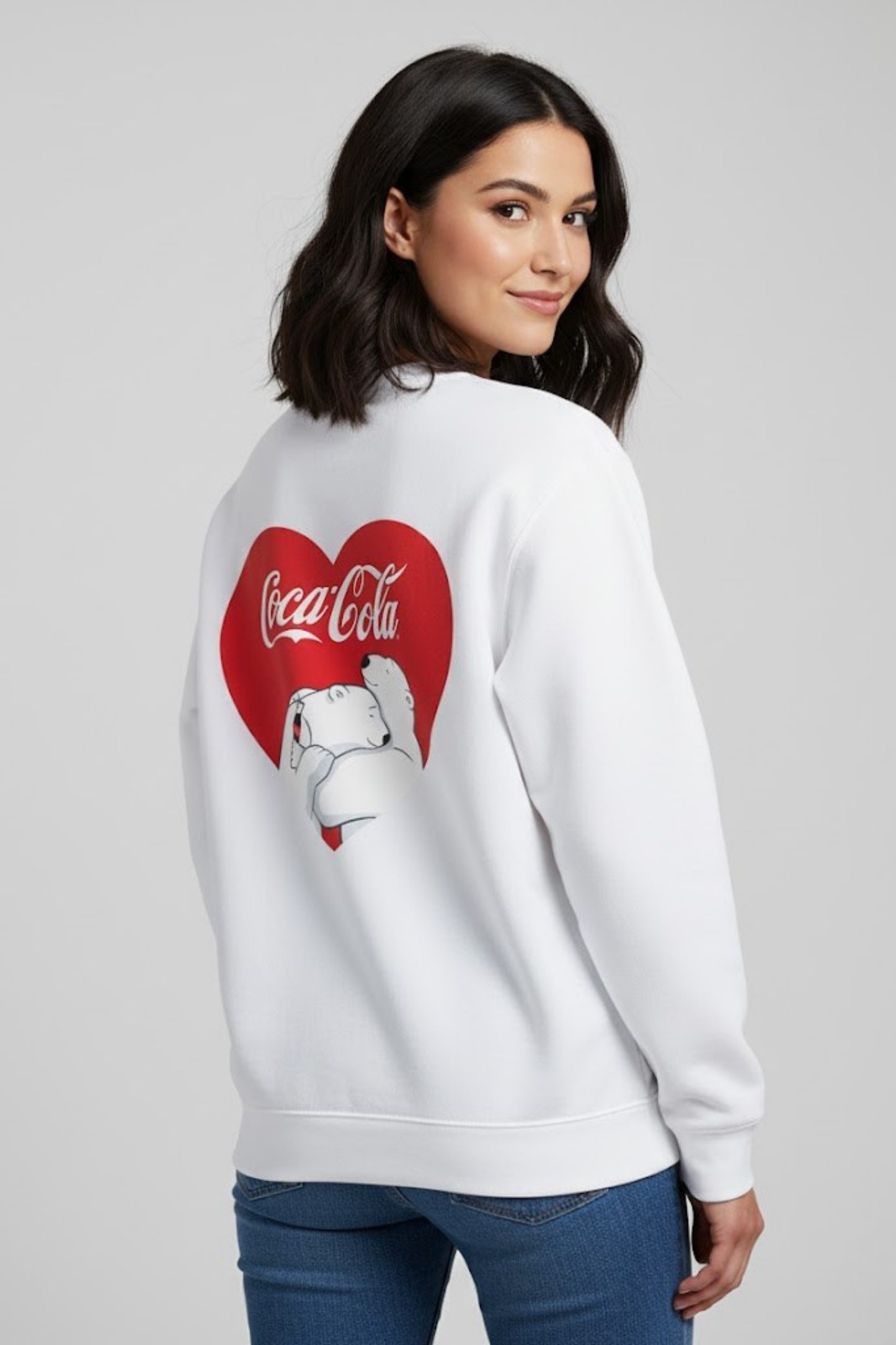 Coca-Cola® Polar Bear Hug Crewneck Sweatshirt