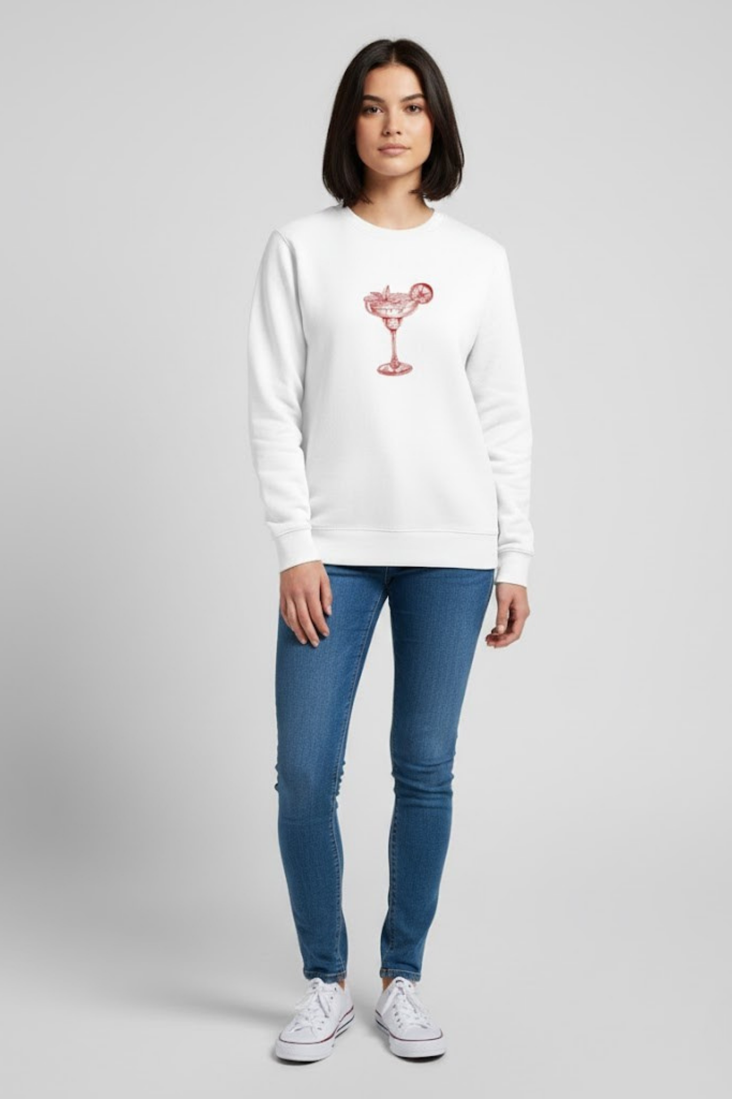 Music & Wine "Good Time" Retro Graphic Sweatshirt