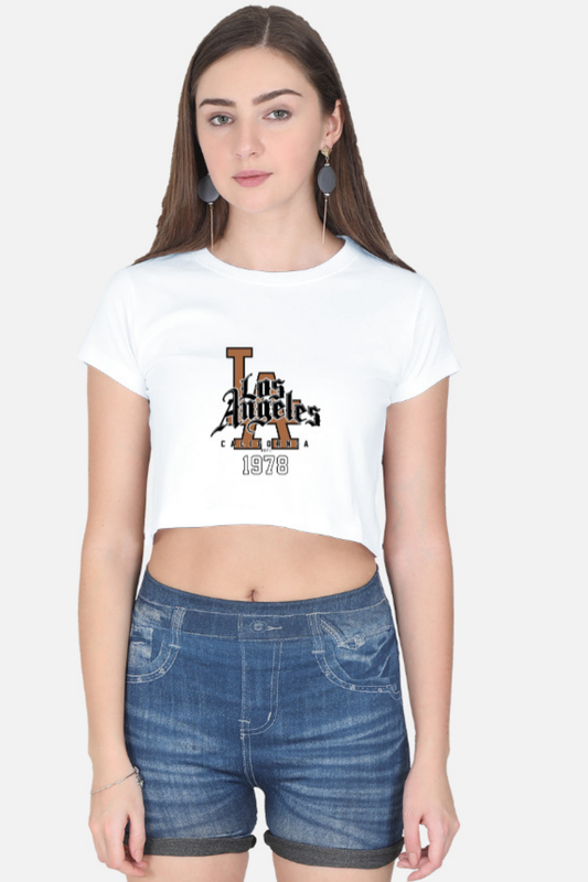 Los Angeles California 1978 Crop Top