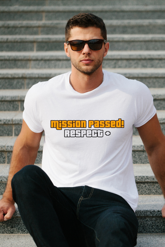 Mission Passed – Gamer Respect Graphic Tee