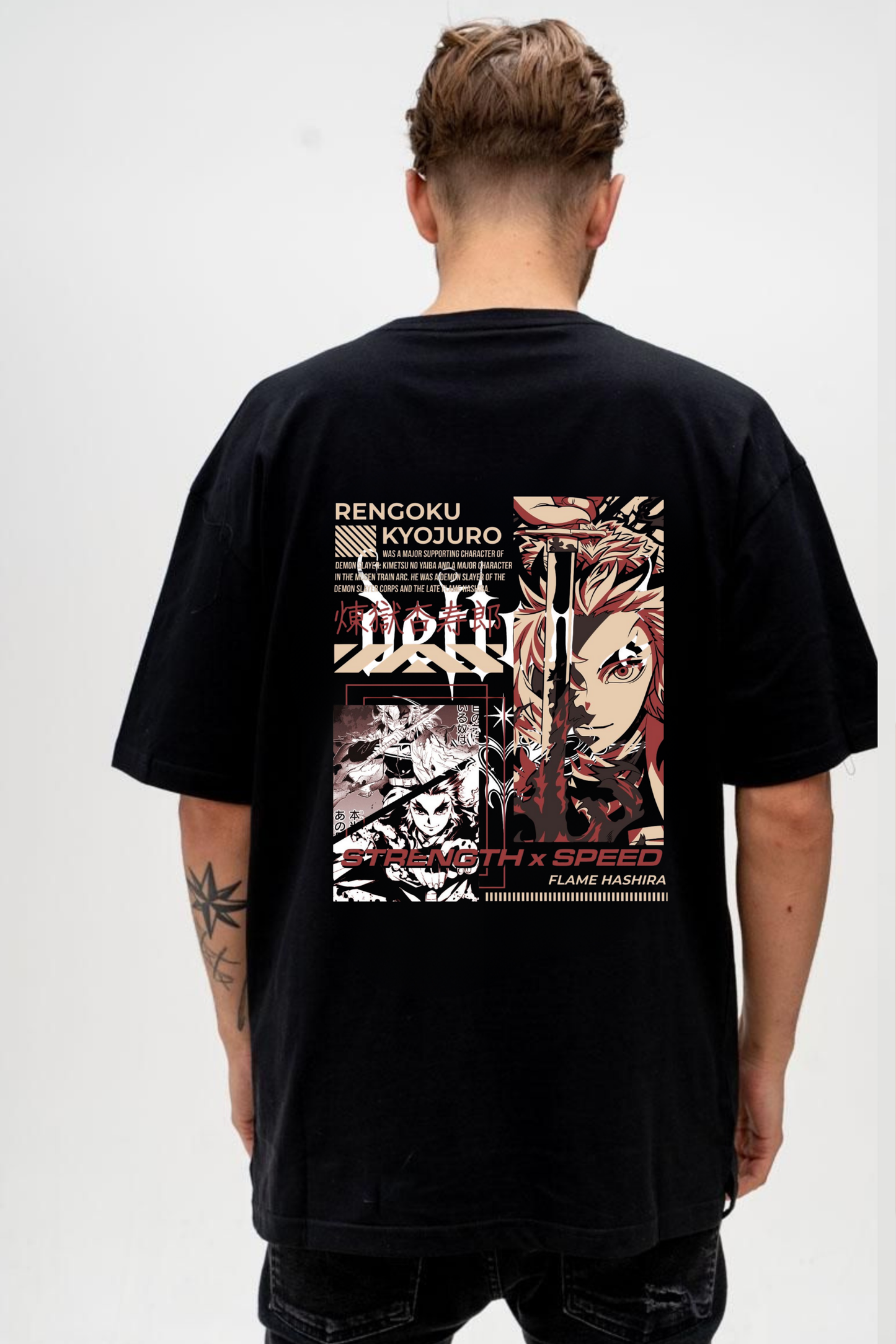Rengoku Kyojuro "Flame Hashira" Graphic Tee