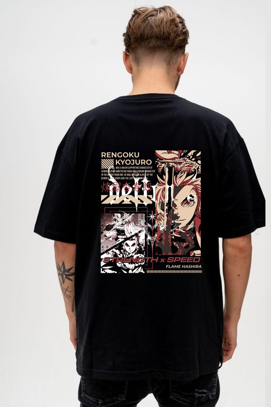 Rengoku Kyojuro "Flame Hashira" Graphic Tee