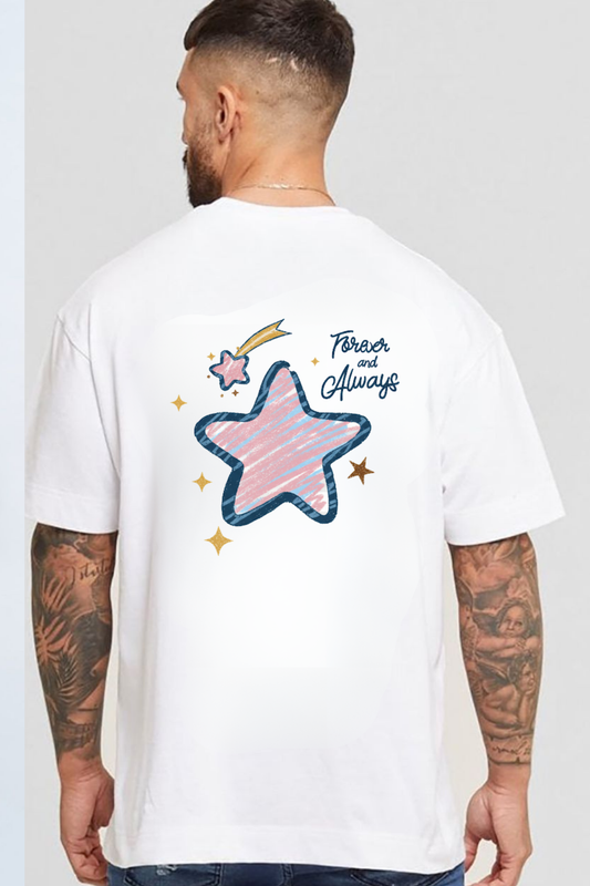 Forever & Always" Star Sketch Tee – Dreamcore Edition