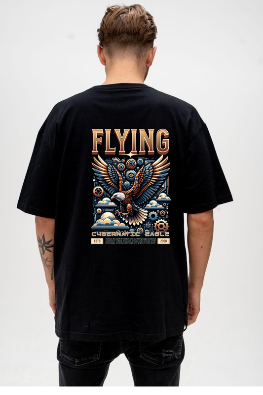 Cybernetic Eagle "FLYING" Graphic Tee