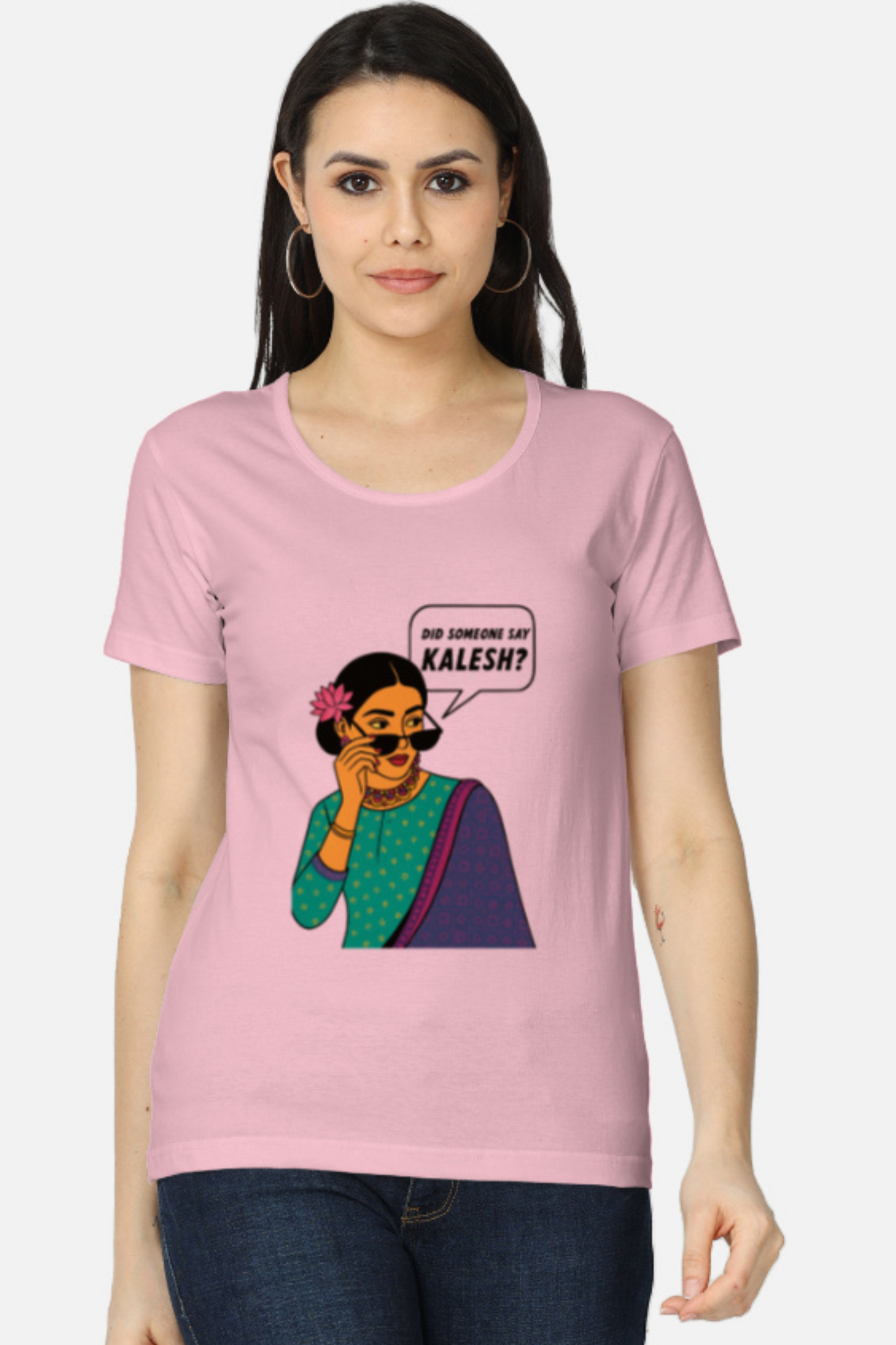 Did Someone Say KALESH? Fitted Graphic Tee