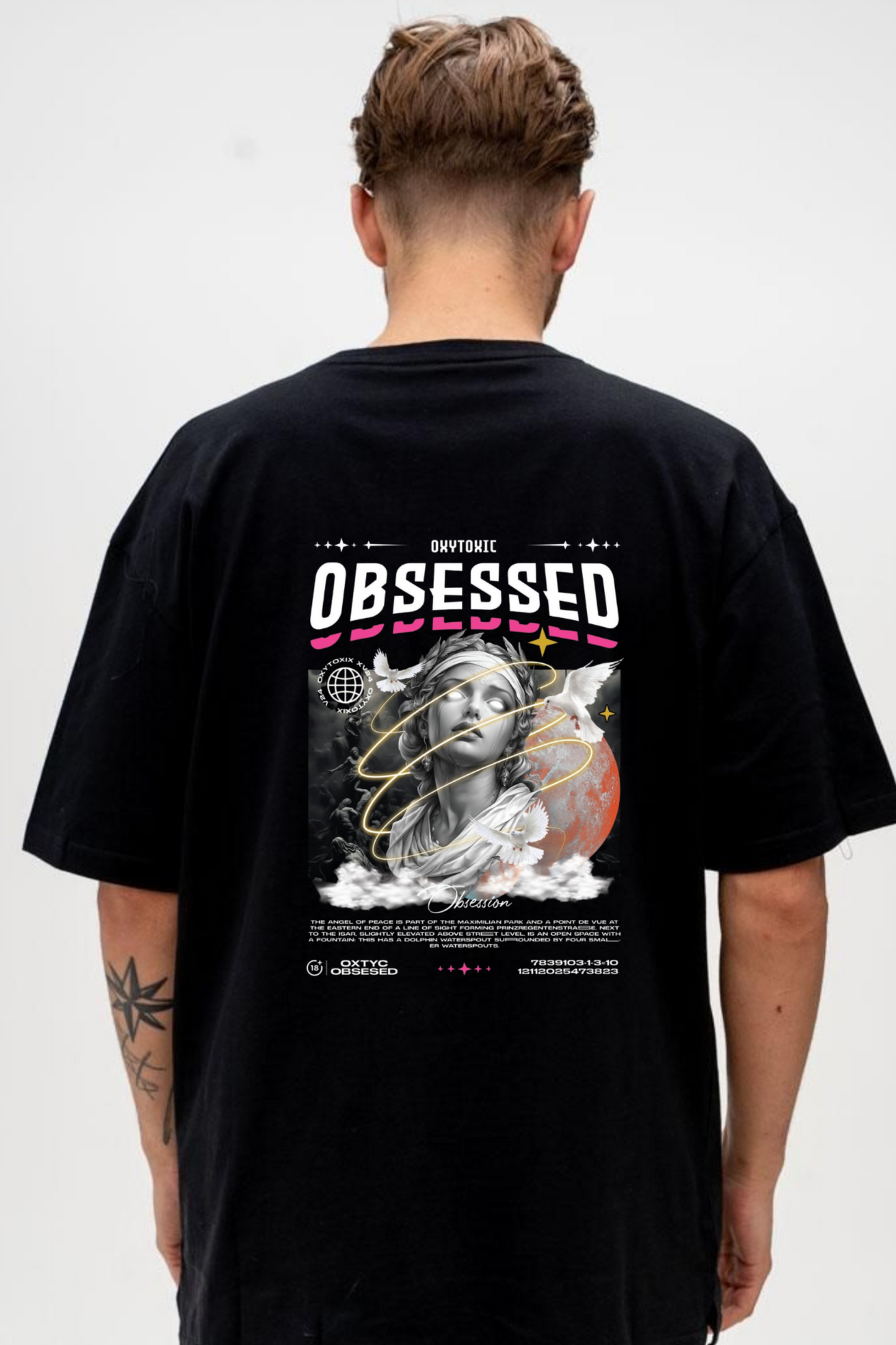OXYTOKIC “Obsessed” Oversized Streetwear Tee