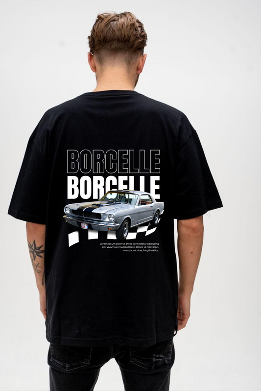 BORCELLE Racer Drive Tee – Classic Muscle Edition