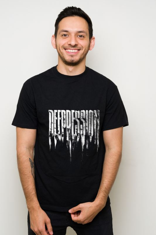 Deepression Graphic Tee – Drip Effect Edition