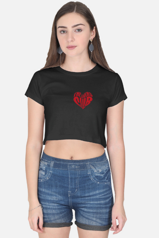 Alaseee “The Lovers Club” Crop Tee
