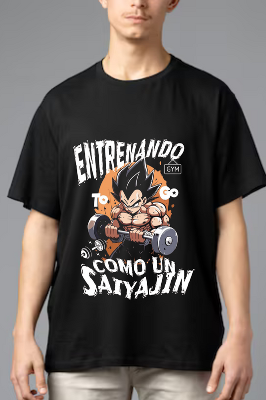 Entrenando Como Un Saiyajin Gym Tee