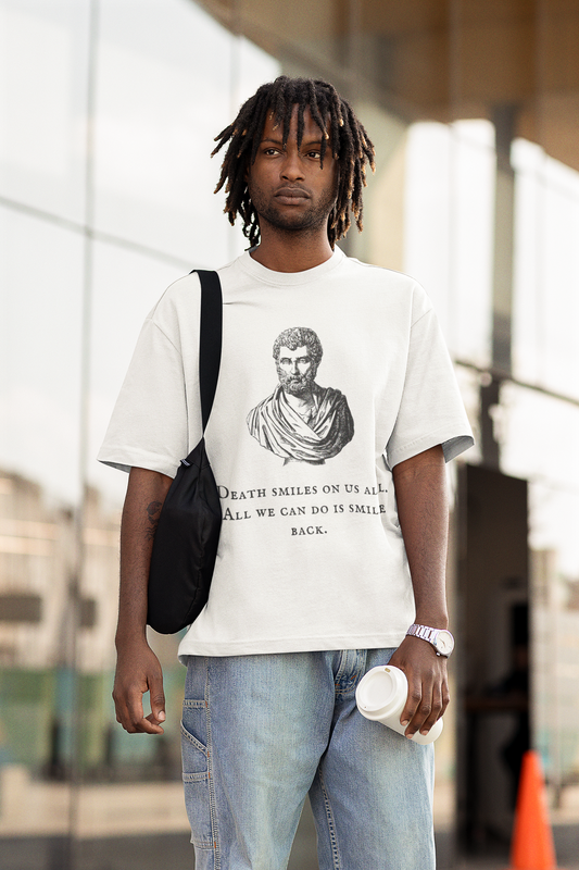Stoic Smile Back Quote Tee