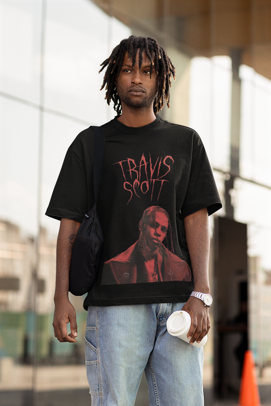 Travis Scott Red Vision Graphic Tee