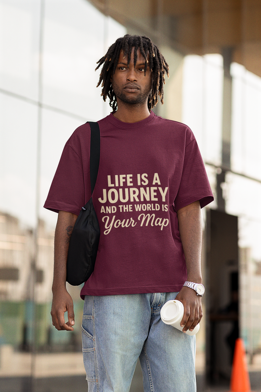 Life Is a Journey Quote Tee