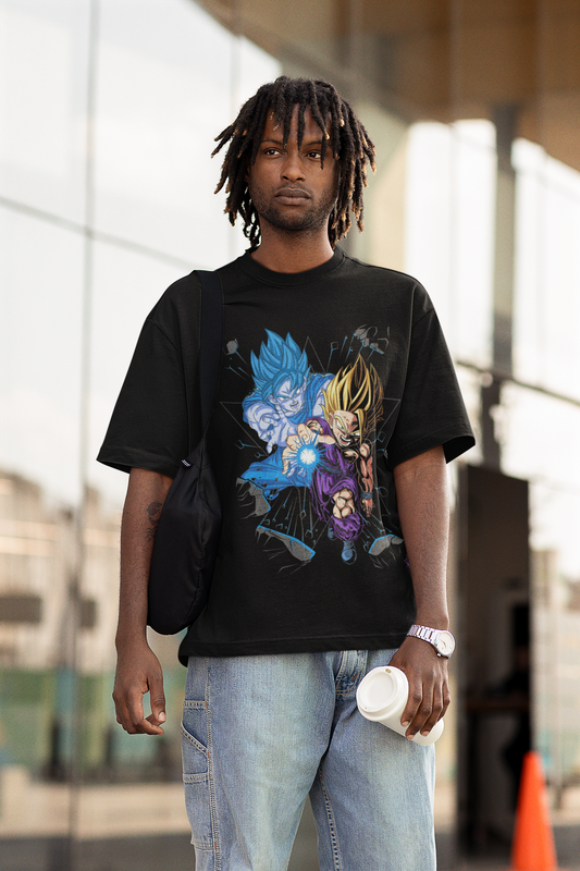 Dual Saiyan Power Burst Tee