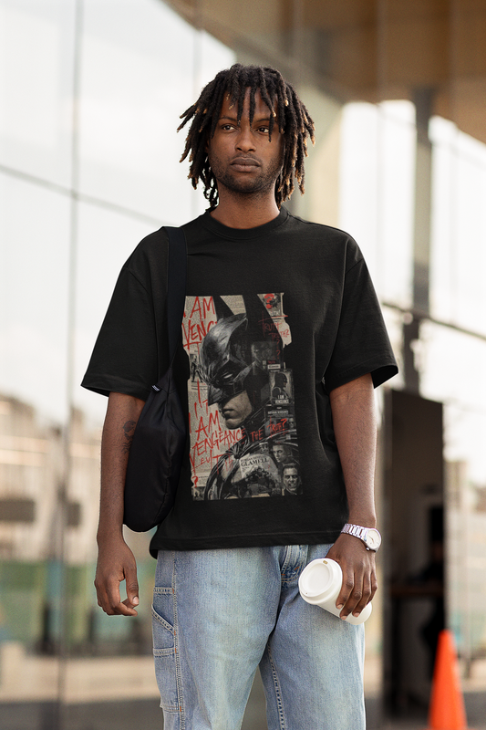 I Am Vengeance Oversized Batman Graphic Tee