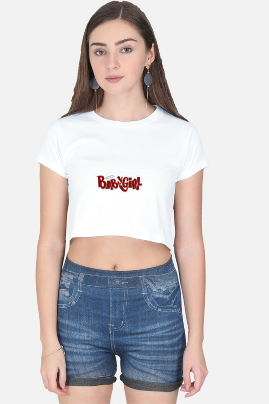Baby girl Street Style Cropped Tee