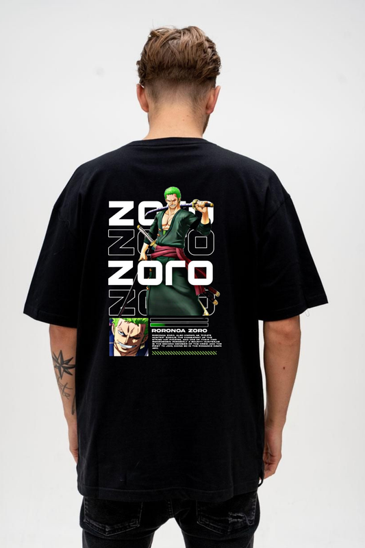 Zoro Unleashed Oversized Anime Tee
