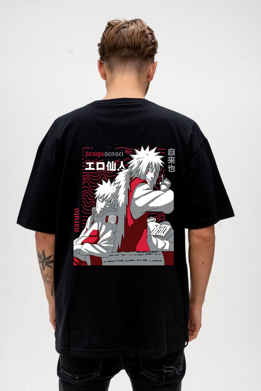 Legacy of the Toad Sage Jiraiya x Naruto Oversized Tee