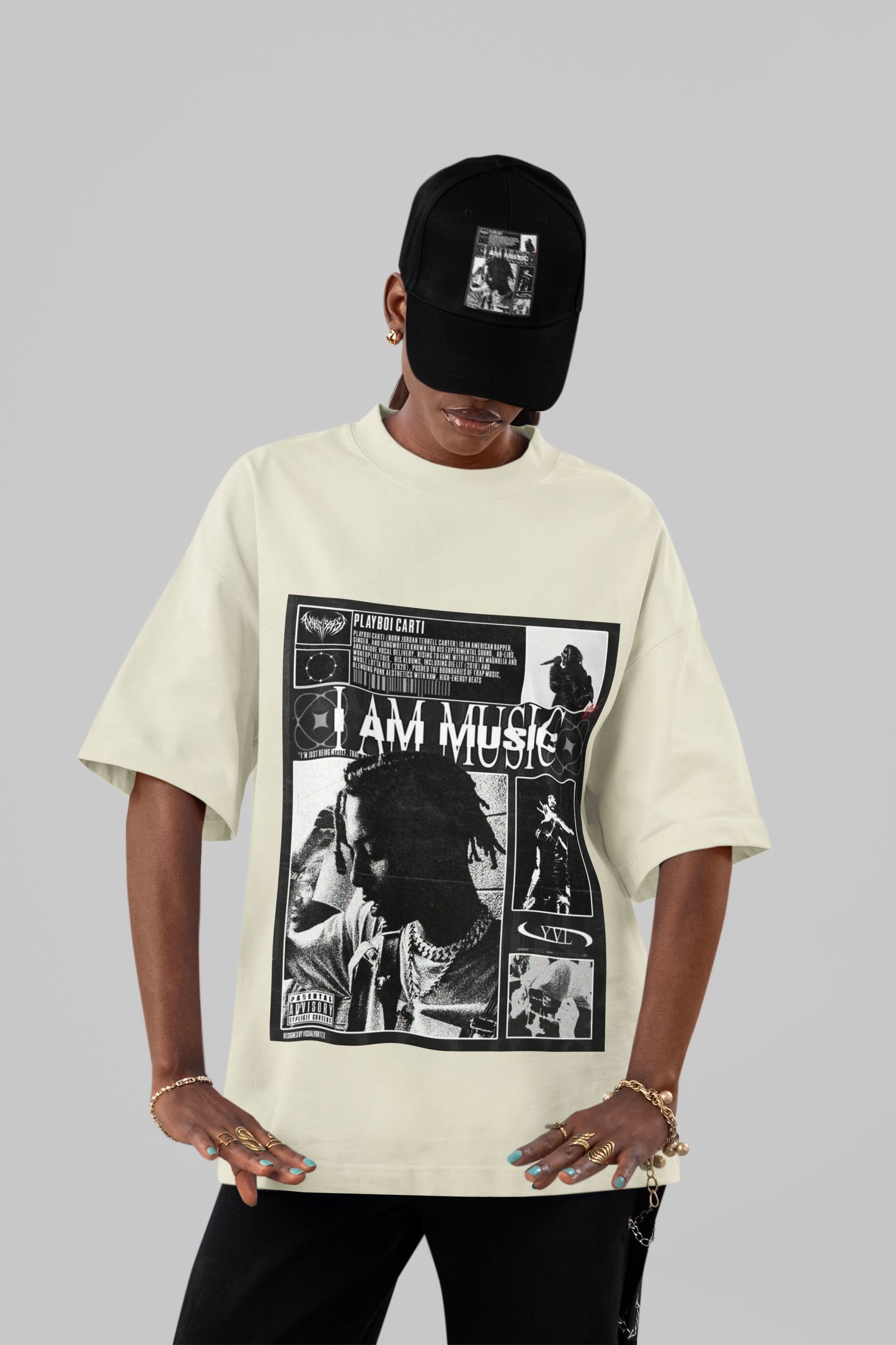 Playboi Carti I Am Music Oversized Tee