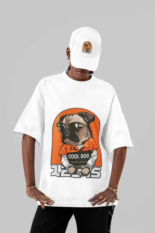 Cool Dog Pug Graphic Tee
