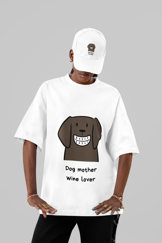 Dog Mother, Wine Lover Tee