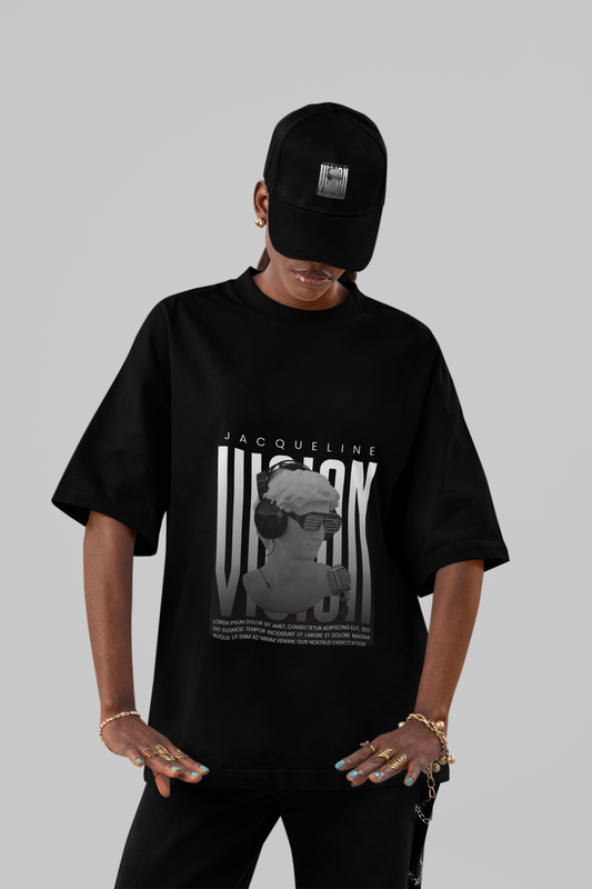 Alaseee x Jacqueline Vision – Oversized Graphic Tee