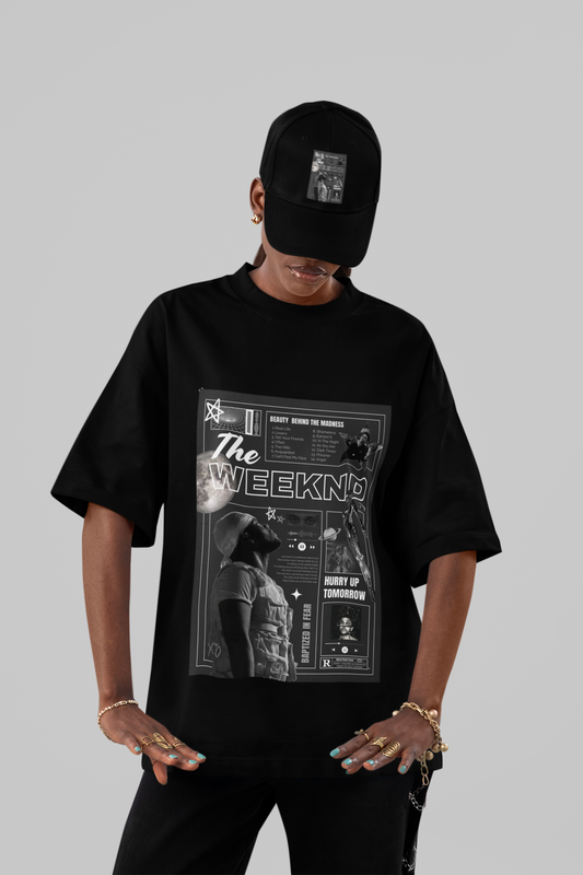 The Weeknd Oversized Graphic Tee
