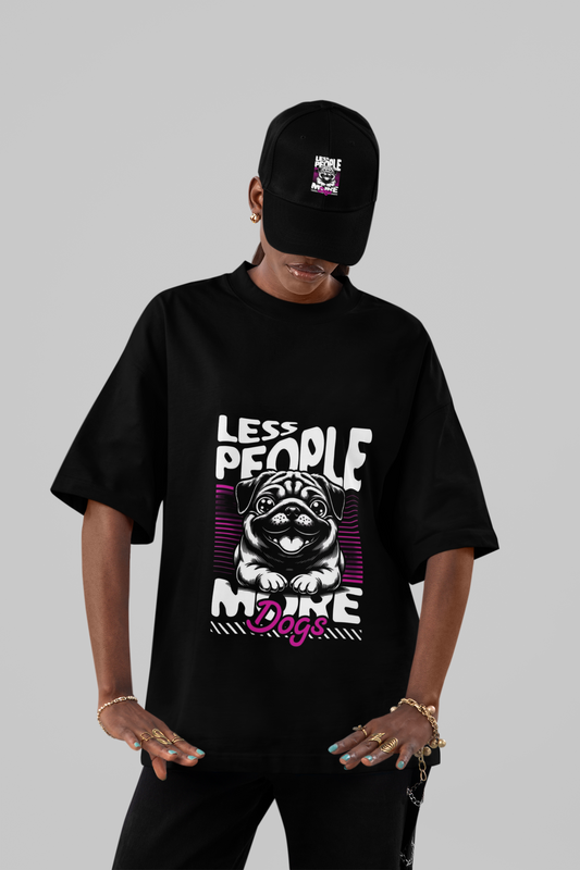 Less People, More Dogs – Pug Life Tee
