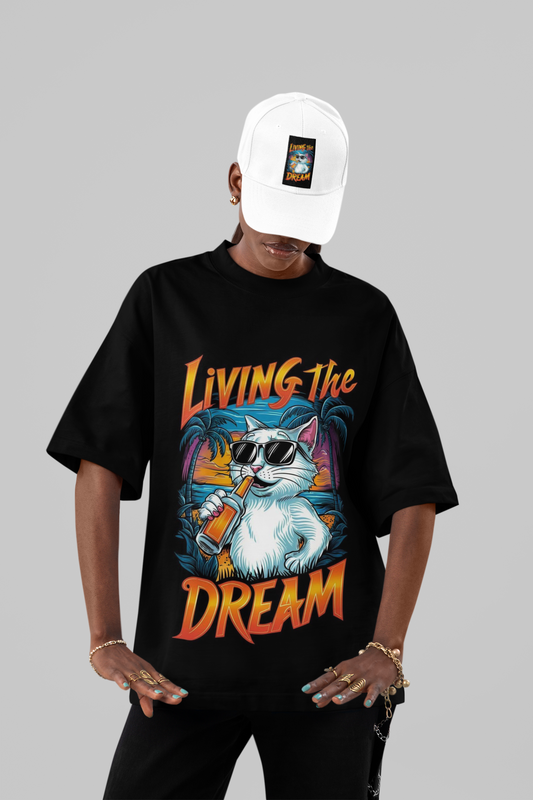 Living the Dream Oversized Graphic Tee