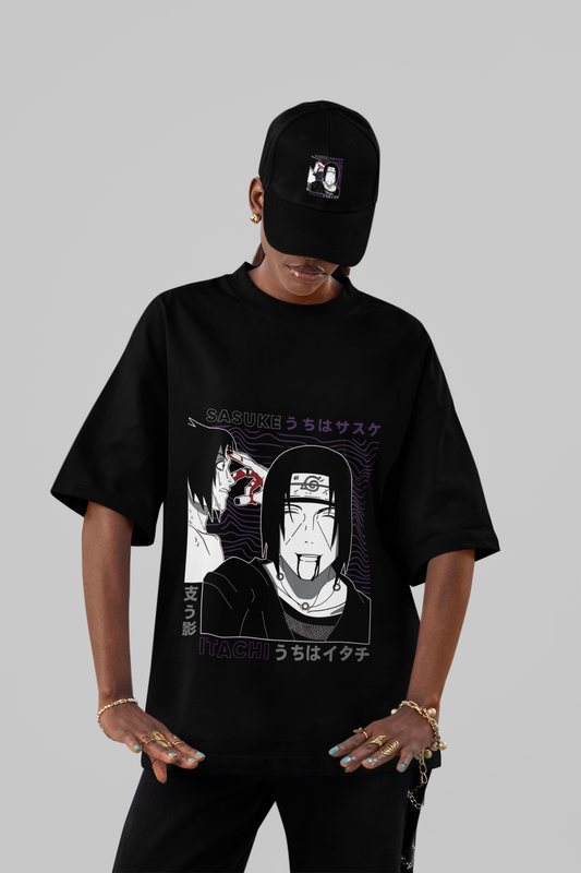 Bloodline Bound” Itachi & Sasuke Oversized Tee