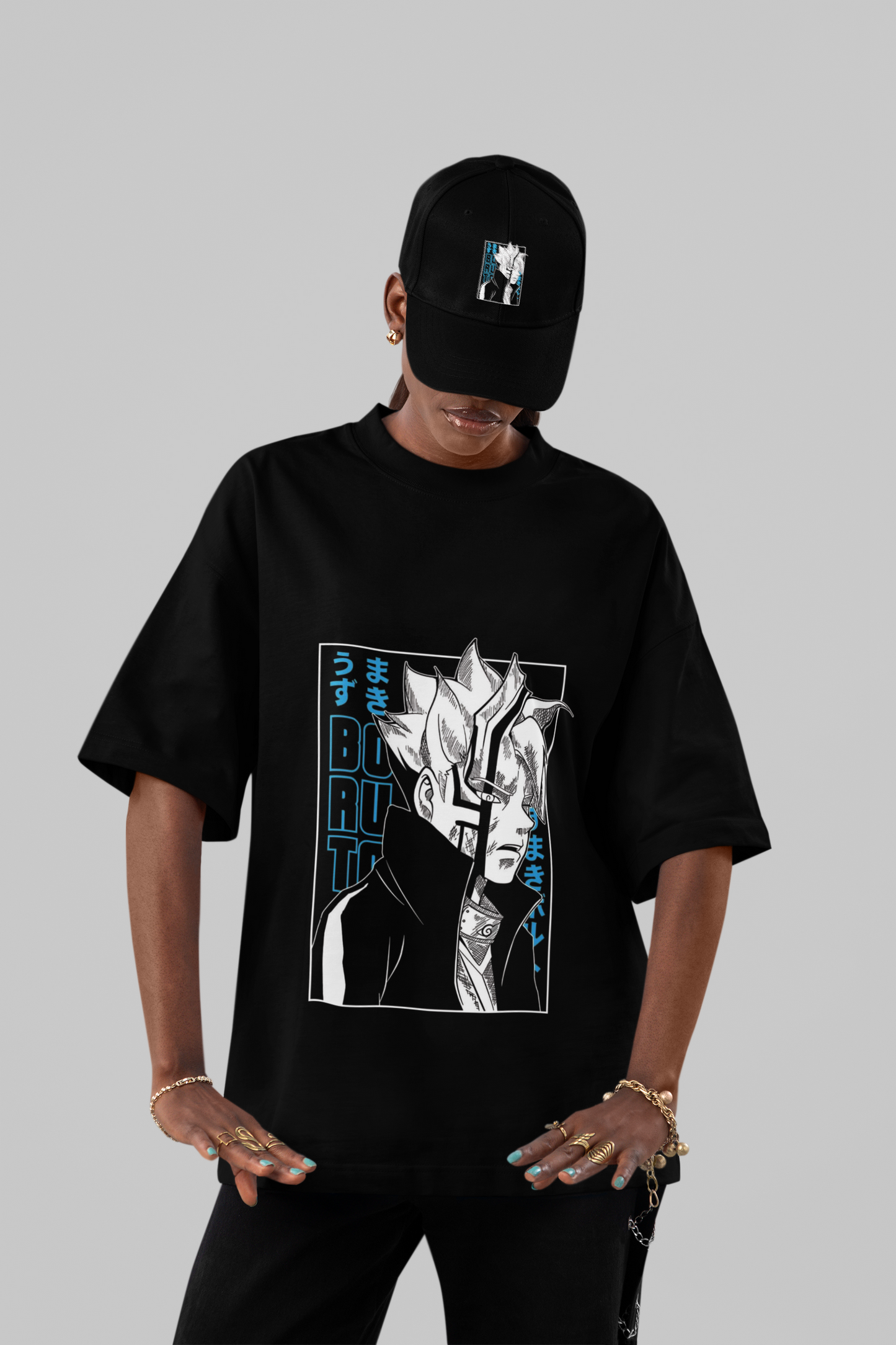 Boruto Karma Mark Oversized Tee