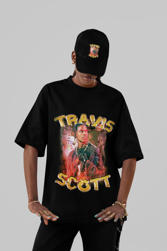 Travis Scott Graphic Oversized Tee