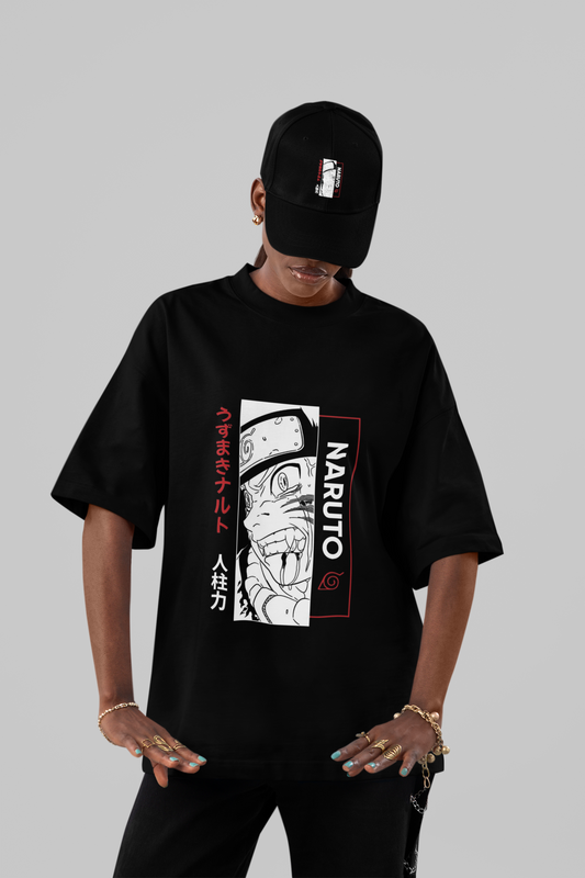Naruto “Jinchūriki Rage” Oversized Graphic Tee
