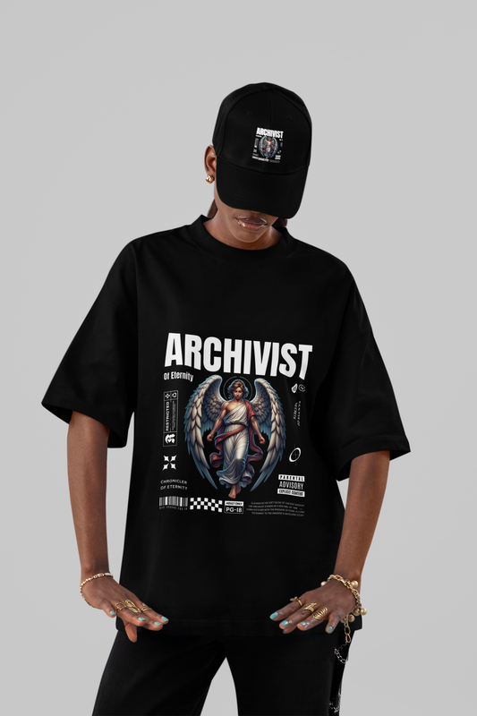 "Archivist of Eternity" Oversized Graphic Tee