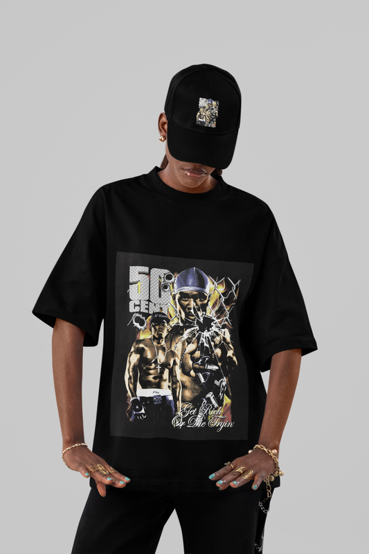 "Get Rich or Die Tryin' Vintage Rap Tee