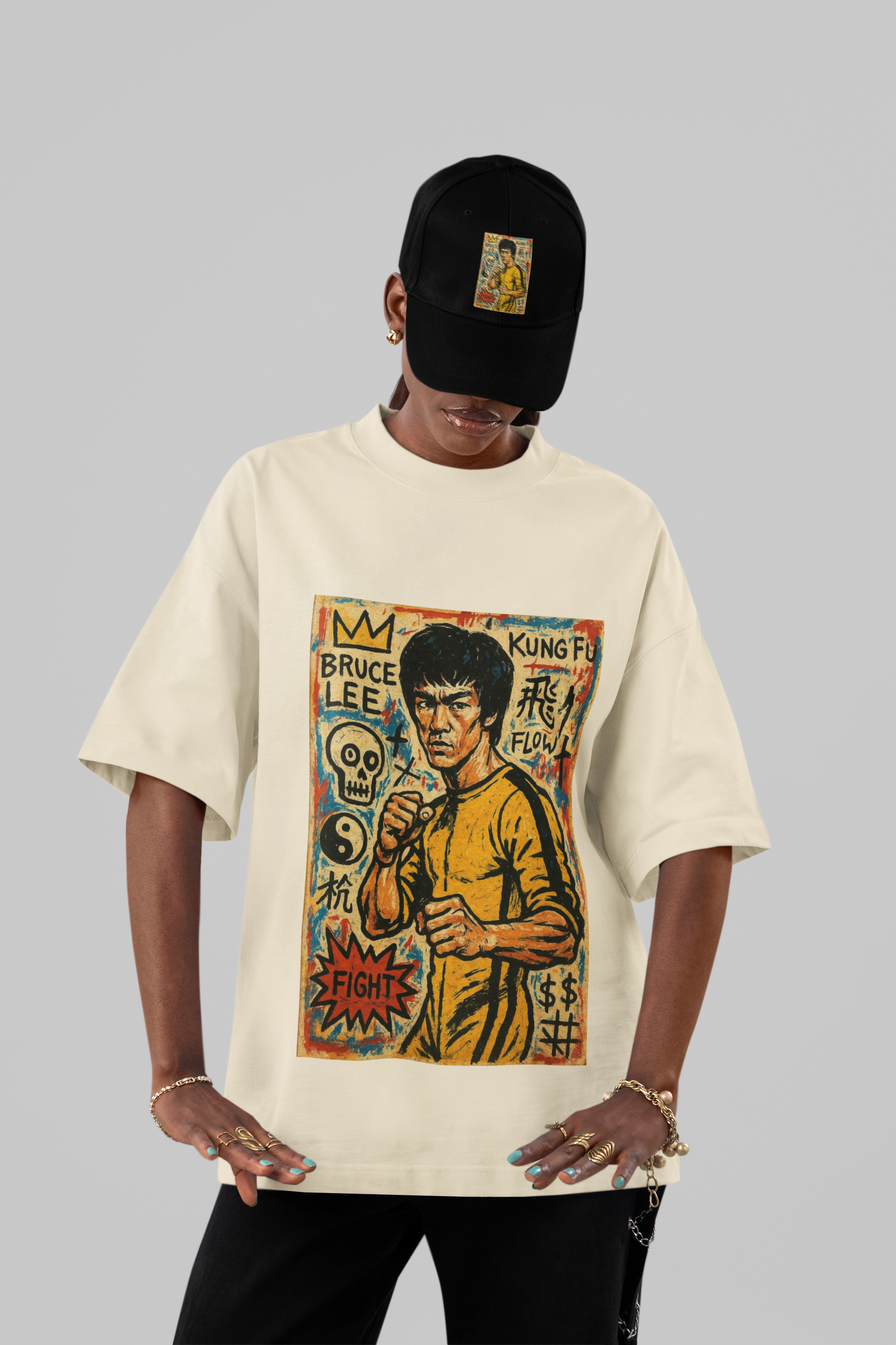 Bruce Lee ‘Kung Fu Flow’ Vintage Art Tee