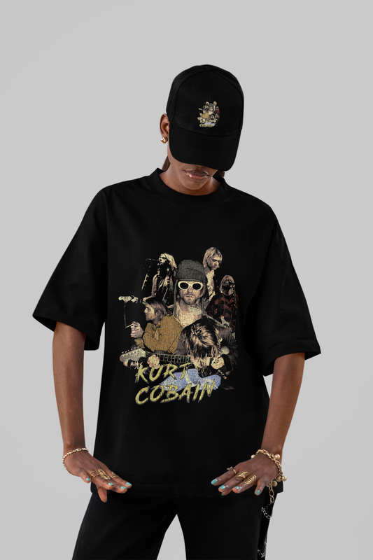 Vintage Kurt Cobain Graphic Oversized Tee
