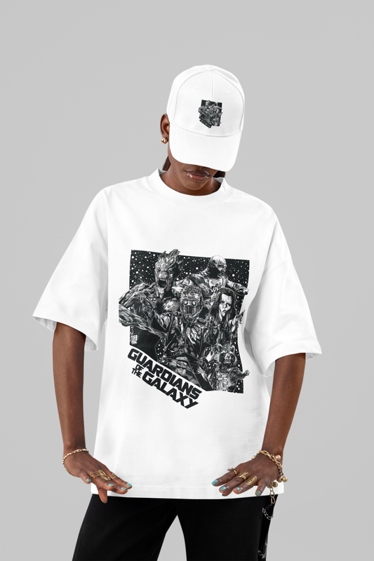 Guardians of the Galaxy Monochrome Oversized Tee