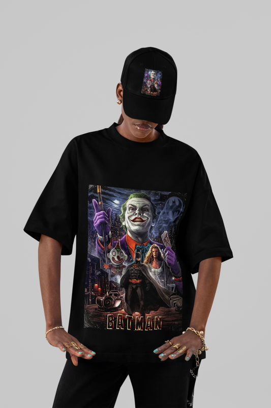 Retro Batman vs. Joker Oversized Tee