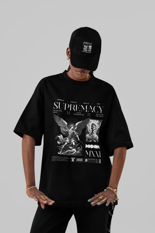 "SUPREMACY" Graphic Tee – Angelic Forces Streetwear Statement