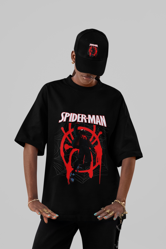 Miles Morales Spider-Man Oversized Streetwear Tee