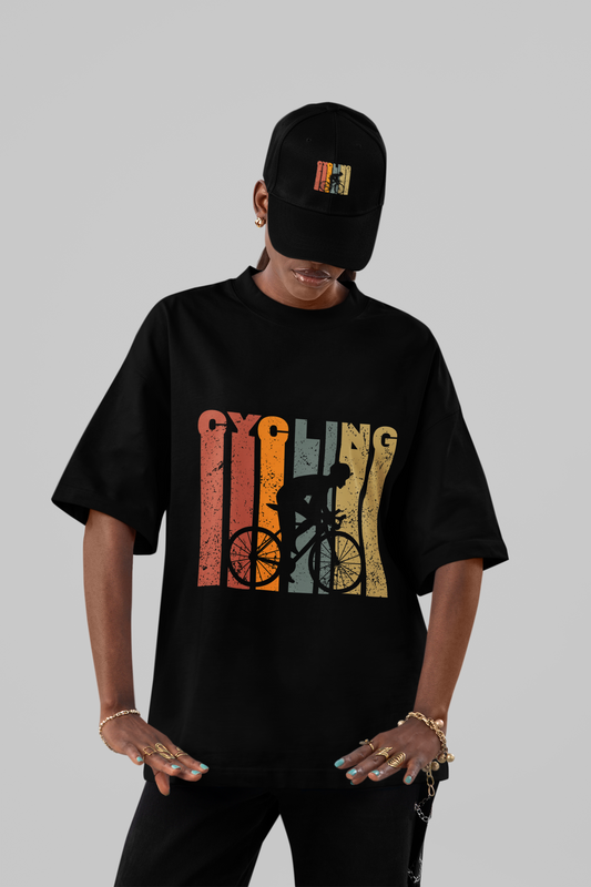 Retro Style Cycling Graphic T-Shirt