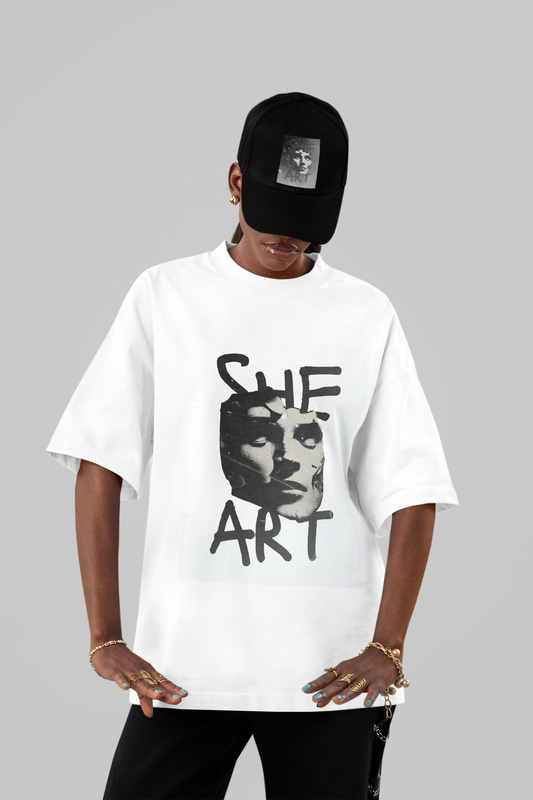 She Is Art Monochrome Tee
