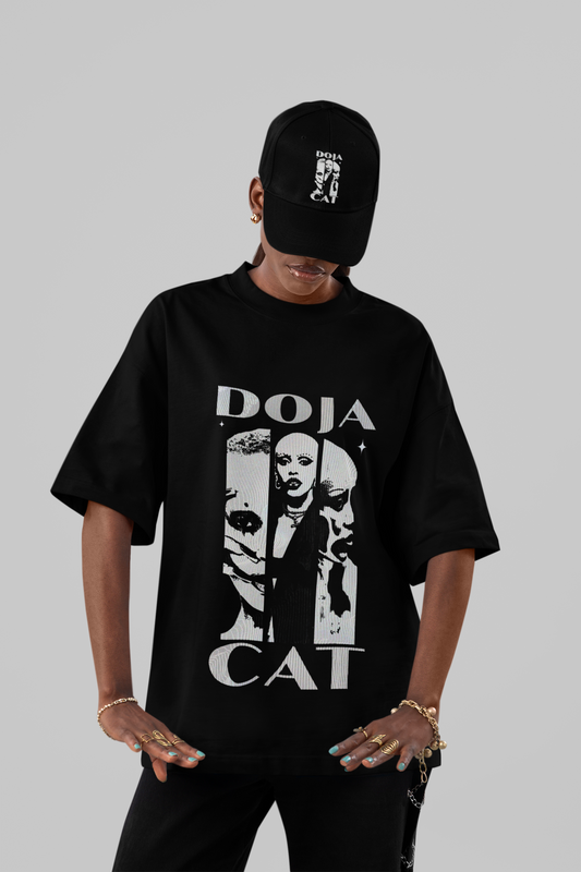 "Doja Noir" Oversized Graphic Tee – Limited Edition